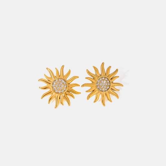 Women's Sunflower Jewelry Flower Earrings